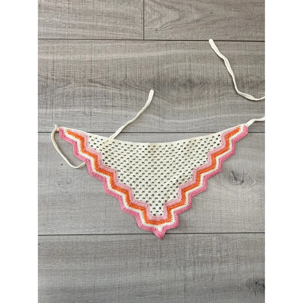 Handmade Crochet Triangle Head Scarf Bundle Boho Festival Cottagecore Y2K